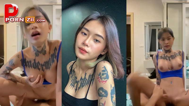 คลิปหลุด ทวิตเตอร์ เย็ดคนดัง น้องยาหยี สาวสักลายนมใหญ่ ขี้เงี่ยน ขึ้นเย็ดกับผัว โยกควยได้พริ้วจริงๆ เอาหีขย่มใส่ไม่หยุด