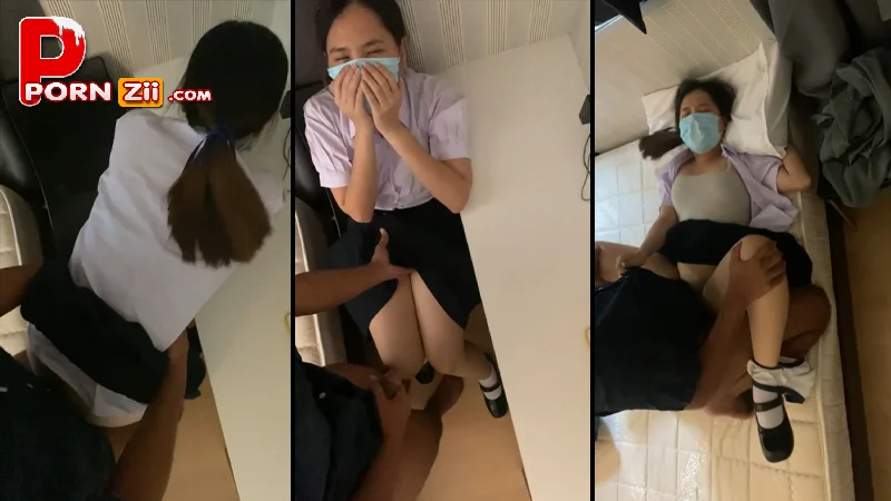 คลิปหลุด นักเรียนไทย vk โดนเย็ดคาชุด ในบ้านพักครู เจอวิชาเงี่ยนเข้าให้ จับเย็ดแลกเกรดเท่านั้น พาอมควยไปสักพัก ยัดหี เกือบแตกใน