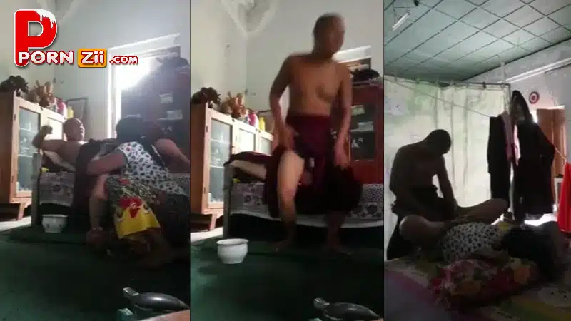 คลิปหลุดพระ แอบเย็ด กับสาวเมียนม่า คากุฏิวัด นั่งแหวกสบง ทรงเย็ด มีให้อมควยก่อนด้วย แล้วค่อยถกผ้าถุง เปิดหี เย็ดร้อง เสียวกันไม่กลัวบาปเลย